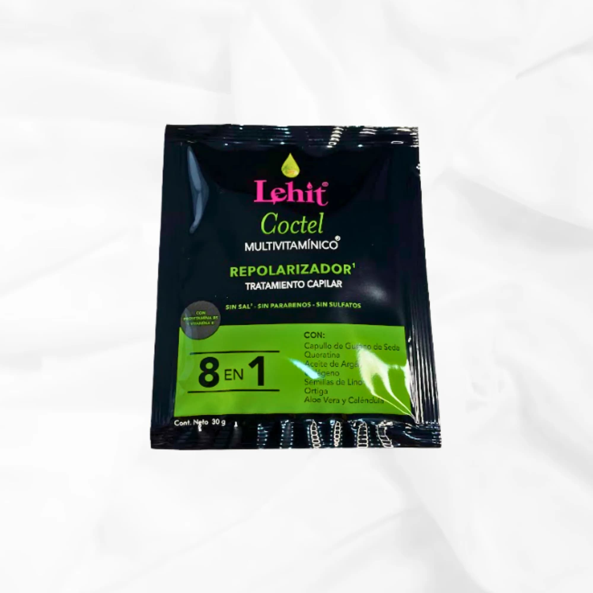 Coctel Multivitaminico Repolarizador Tratamiento Capilar (8 en 1) de Lehit