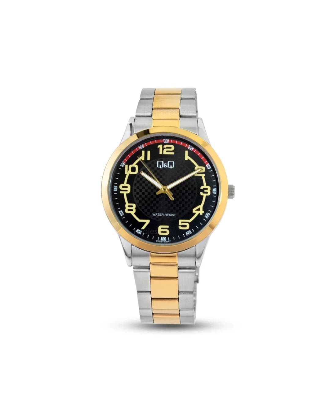 Reloj Q&Q Hombre Plateado Dorado