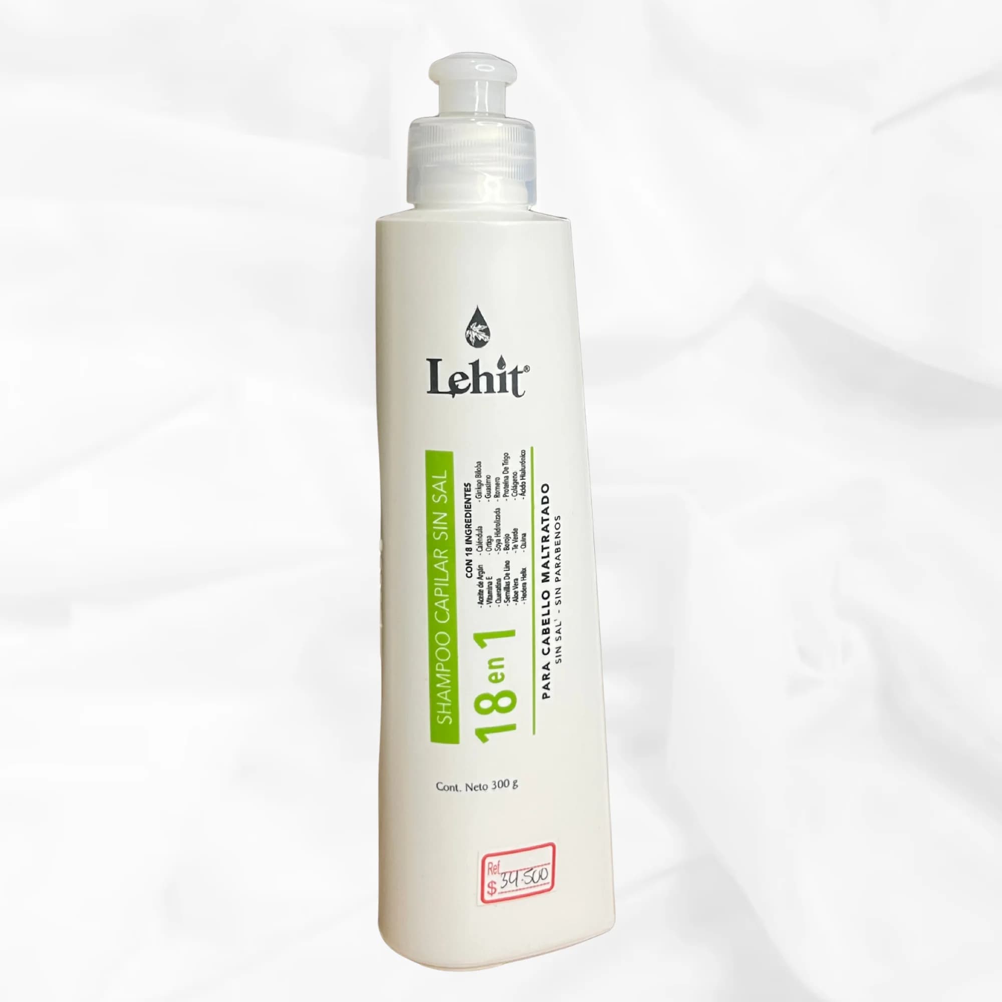 Shampoo Capilar sin Sal 18 en 1 de Lehit