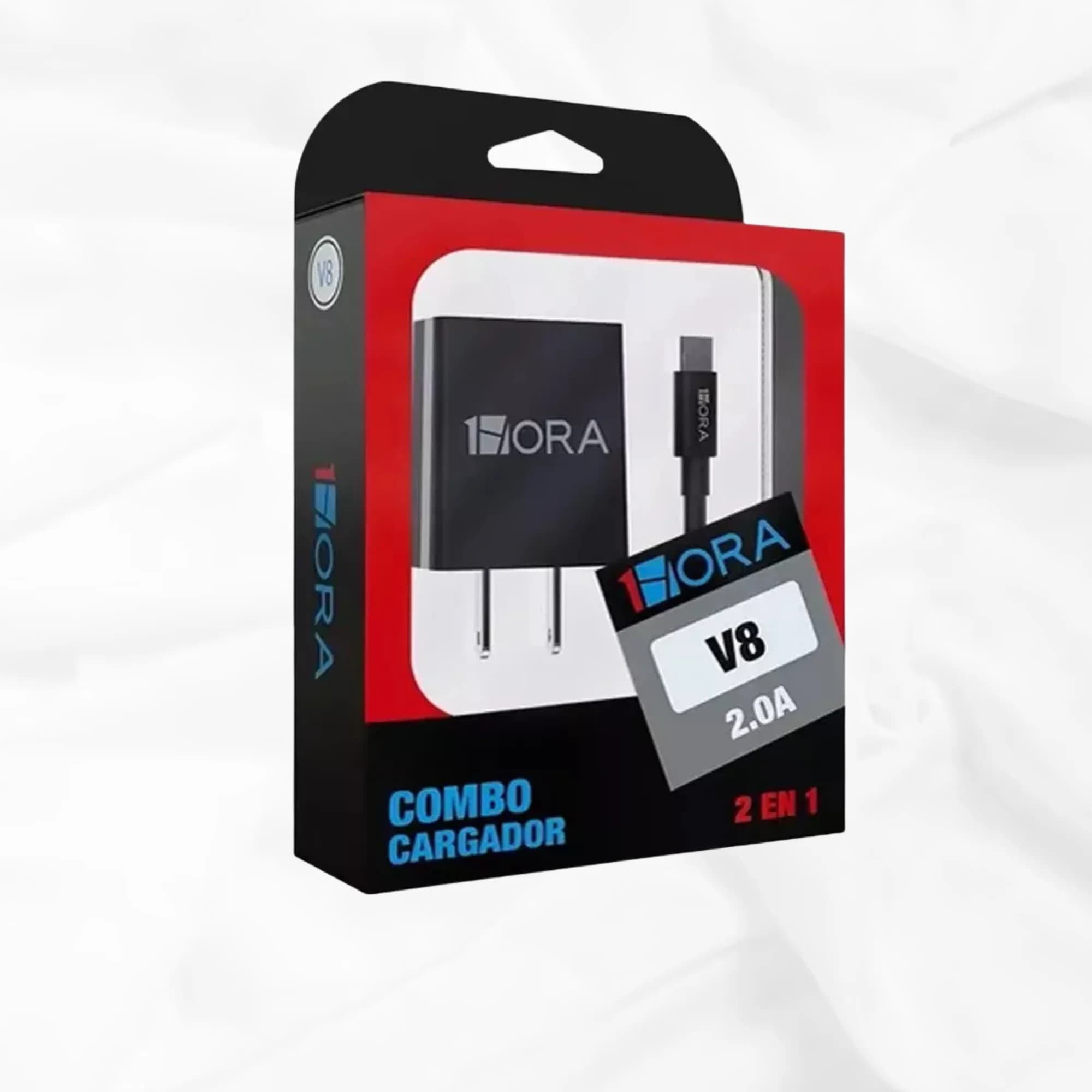 Combo Cargador Tipo-V8 de 10 W de 1Hora