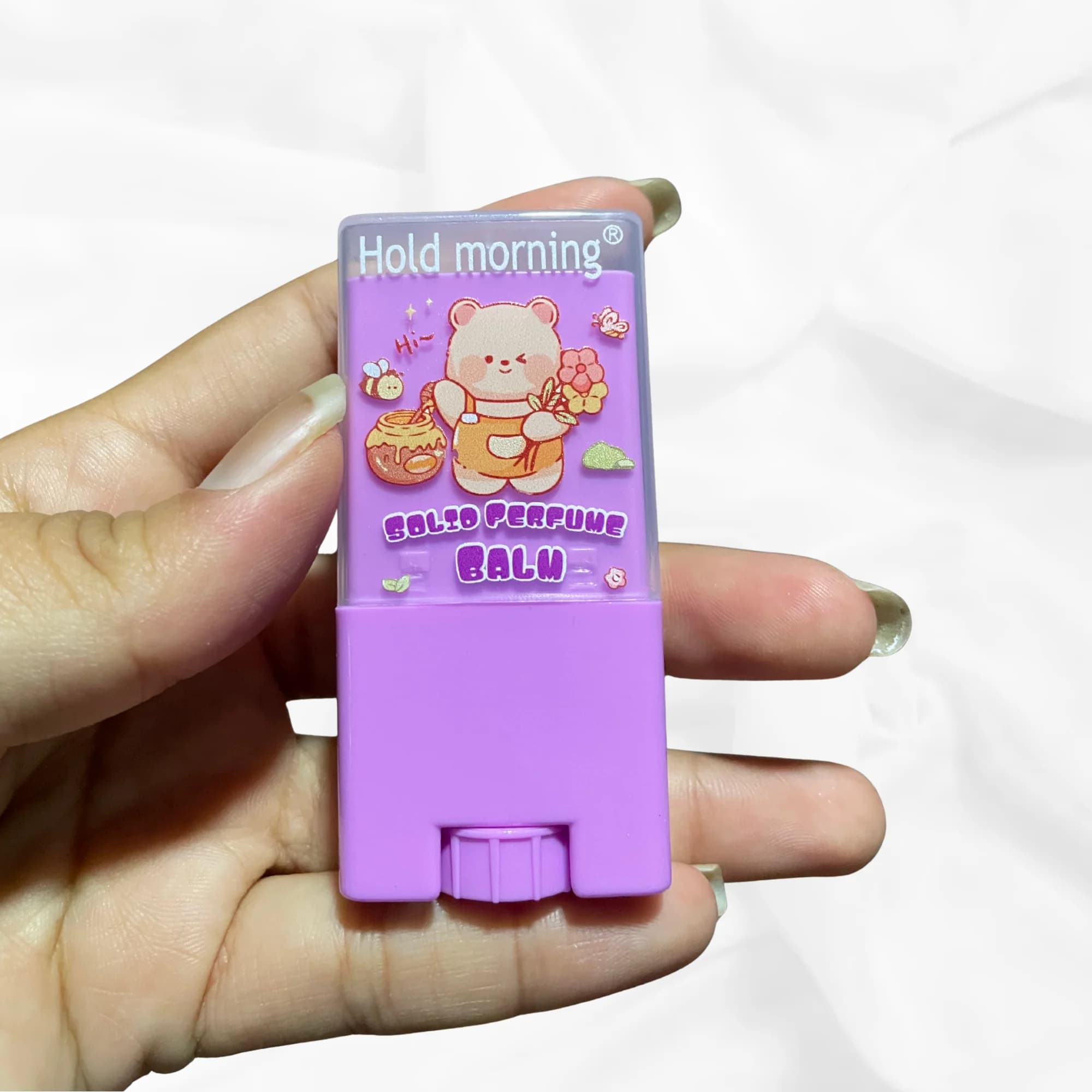 Perfume Cremoso en Barra Osito de Hold Morning