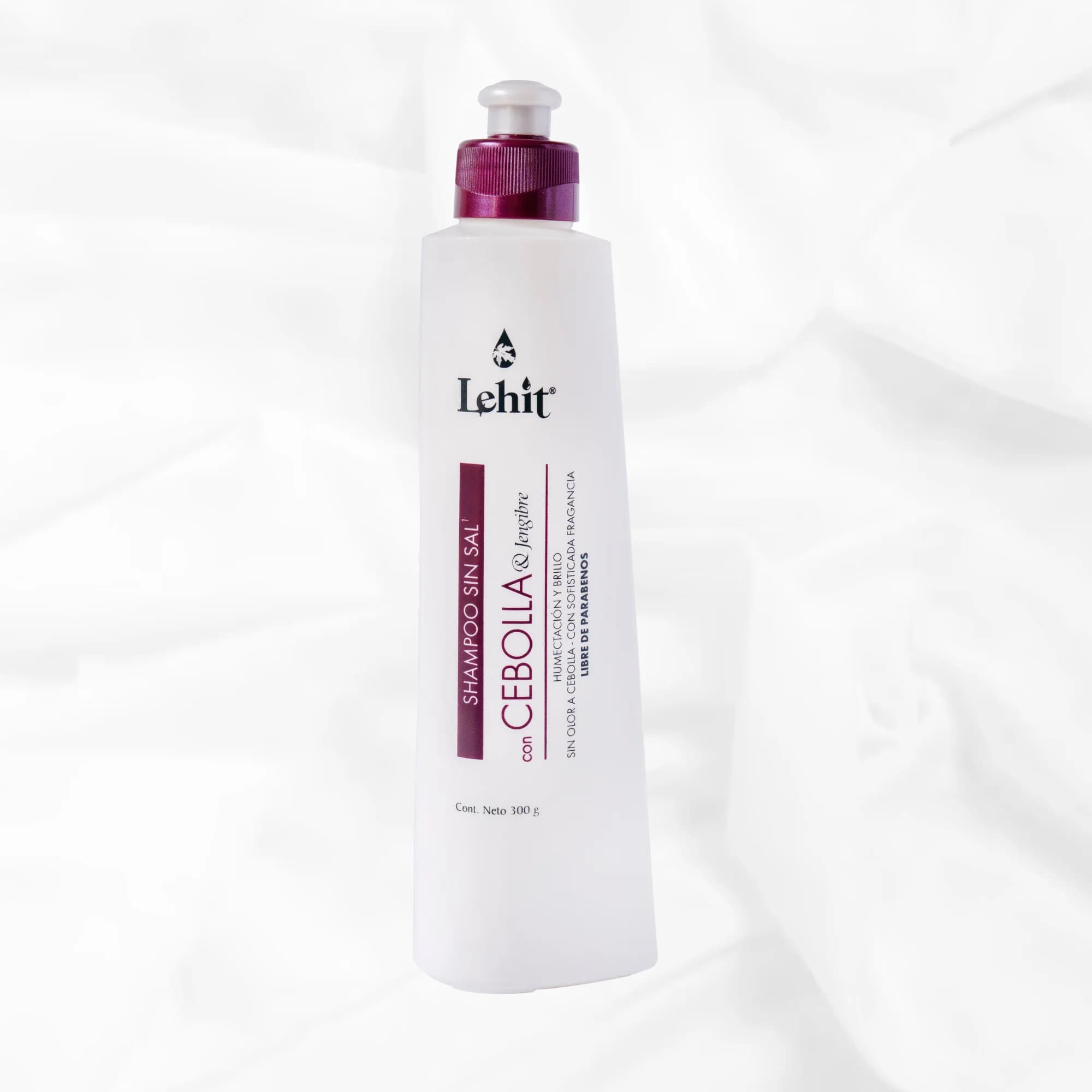 Shampoo sin Sal Cebolla & Jengibre de Lehit