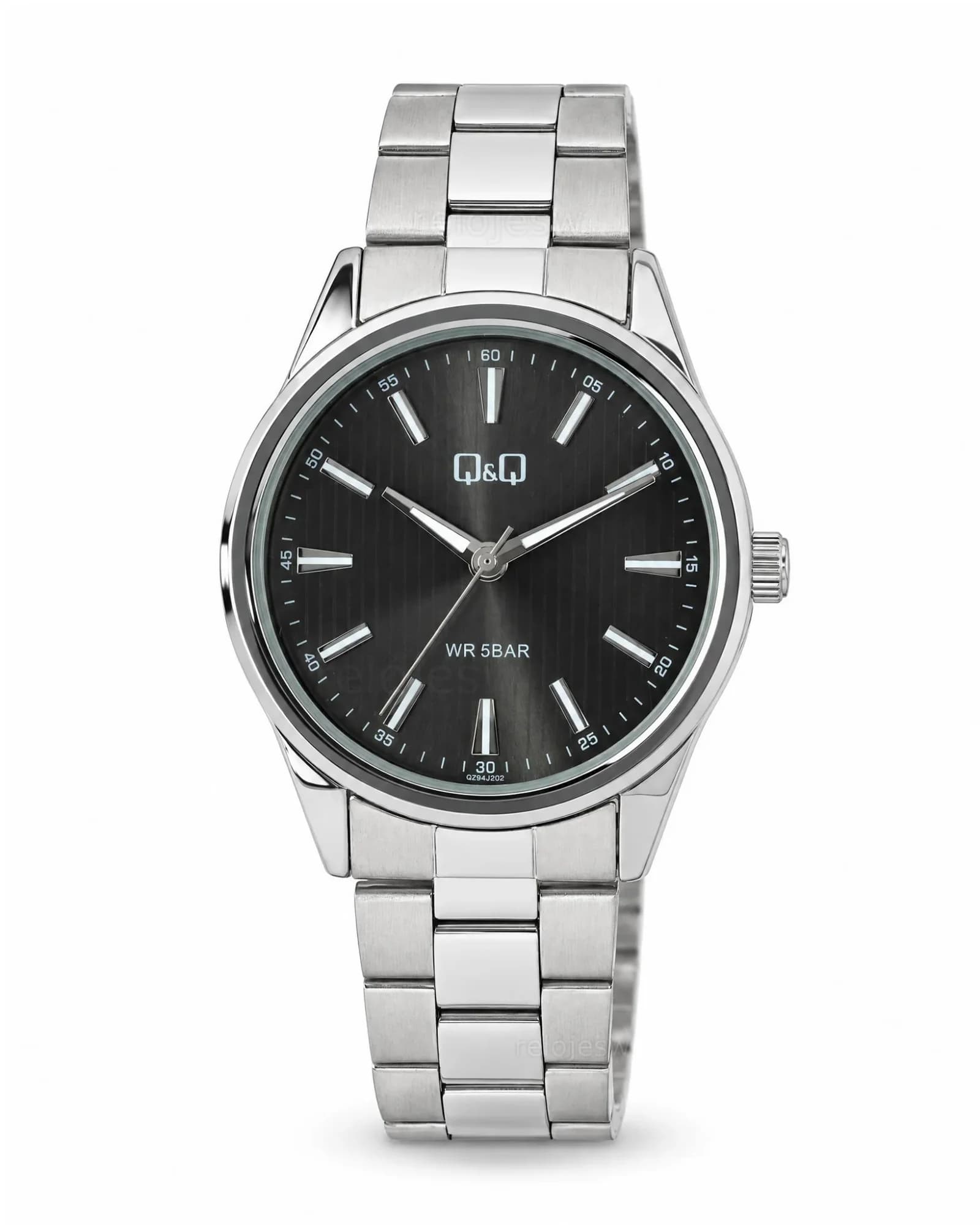 Reloj Q&Q Hombre Original Plateado