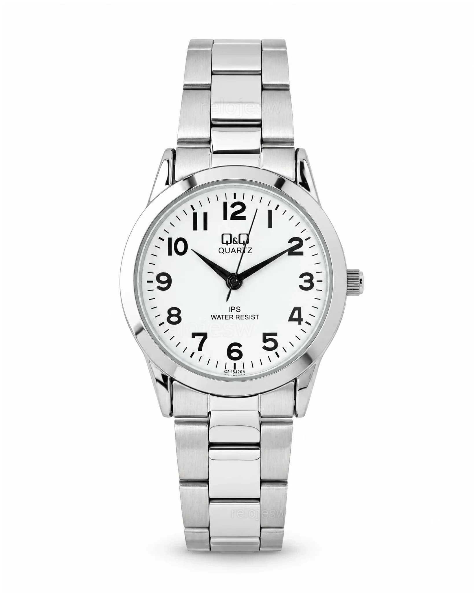 Reloj Q&Q Mujer Original Plateado