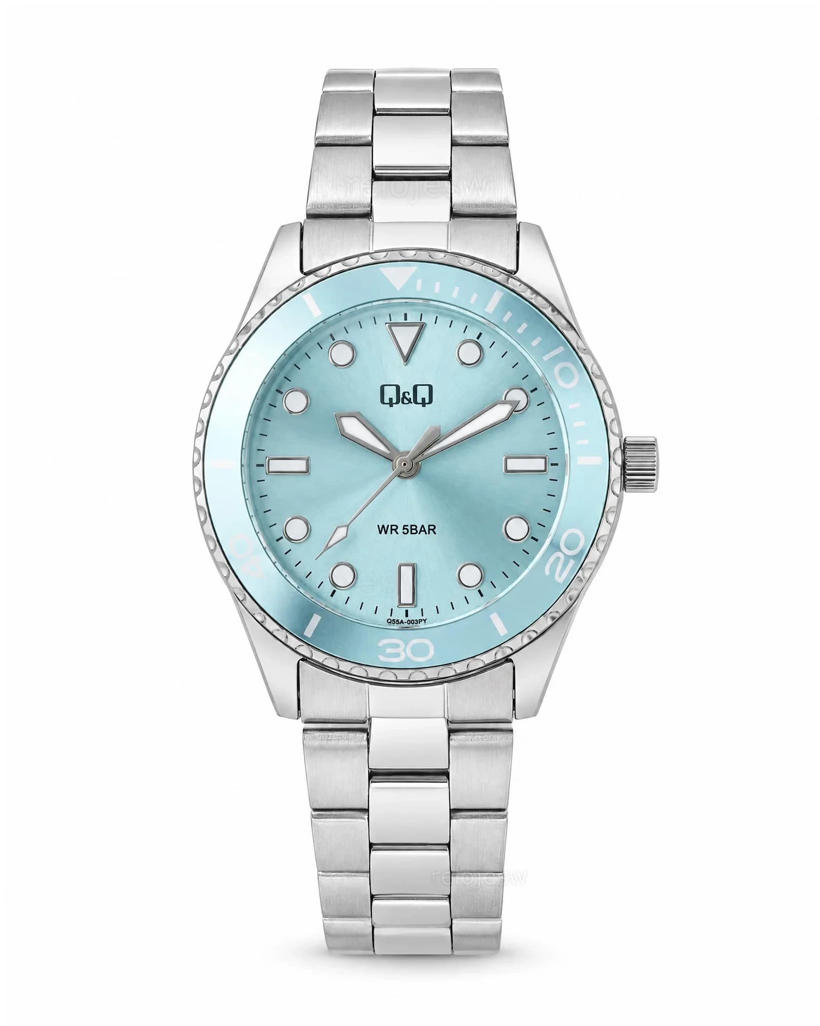 Reloj Q&Q Mujer Original Plateado