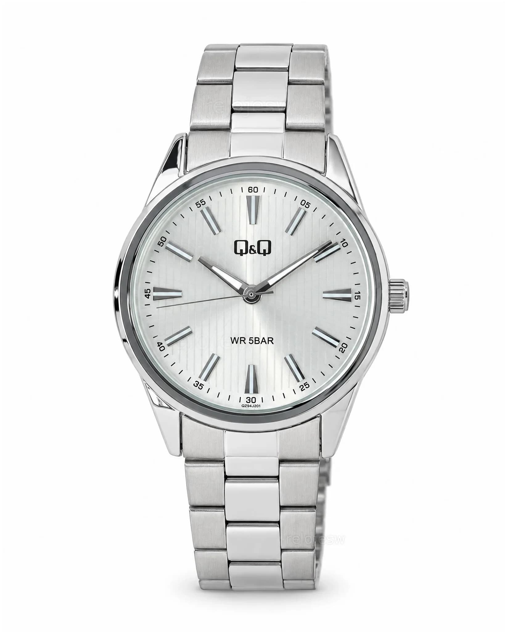 Reloj Q&Q Hombre Original Plateado