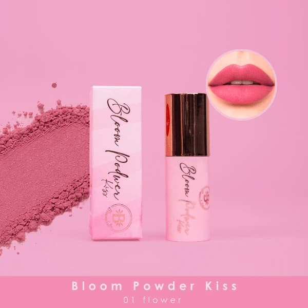 Bloom podwer kiss 01flower (brillo labial)